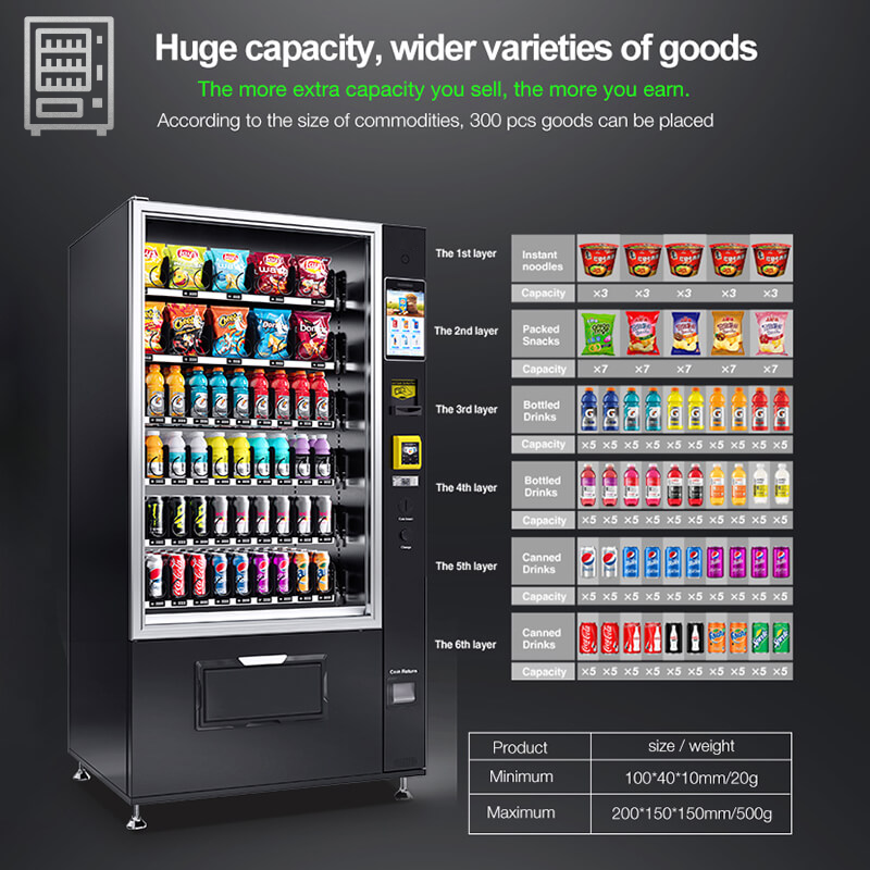 MKAYN SMALL Snack & Drink Vending Machine